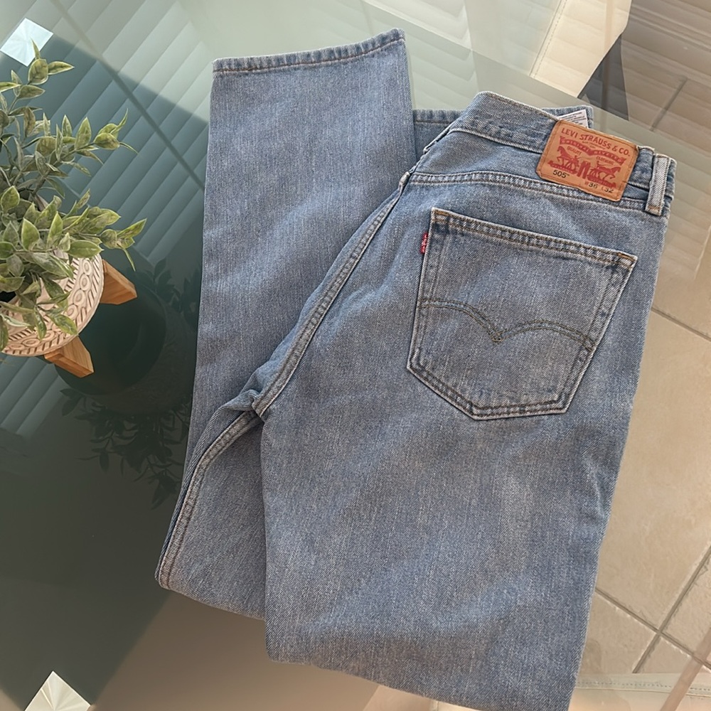 Levi's Strauss VTG 505 Regular Fit 36x32 bootcut VTG Cotton Men's Jeans GUC